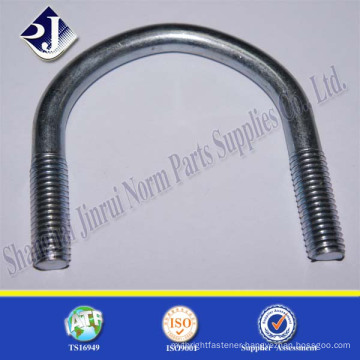 Metal flat stirrup U bolt